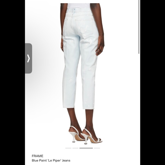 Frame Blue Paint “Le Piper” Jeans - Picture 3 of 8